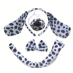 Christmas Dalmatian Costume Set for Dog Halloween Christmas Cosplay