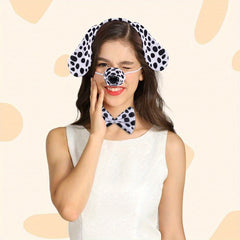 Christmas Dalmatian Costume Set for Dog Halloween Christmas Cosplay