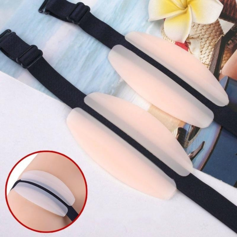 Silicone Anti-skid Bra Shoulder Strap Pad Sports Non-skid