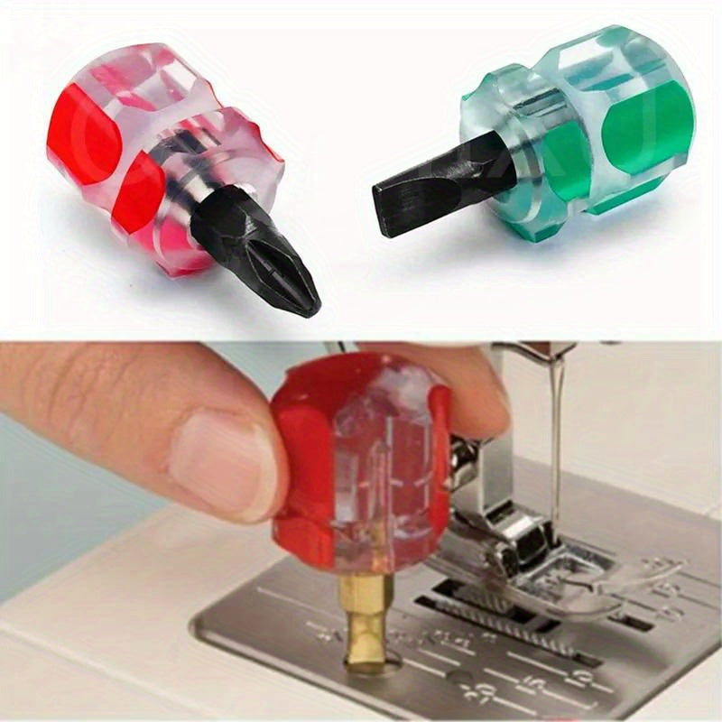1pc Sewing Machine Screwdriver Kit Mini Short Screwdriver Portable Radish