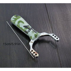 High Precision Zinc Alloy Camo Slingshot Toy