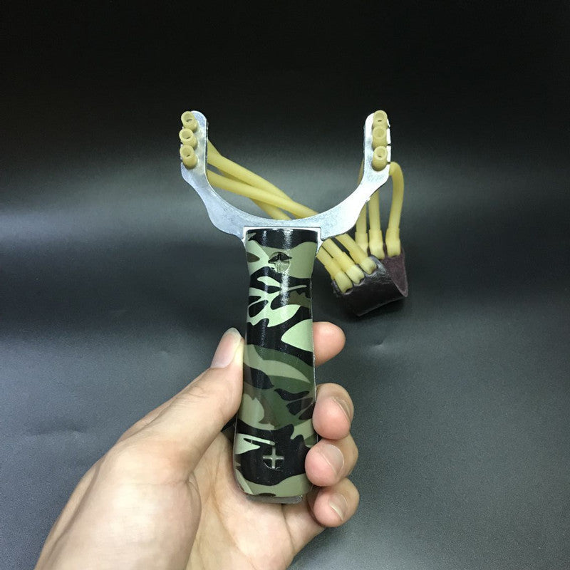 High Precision Zinc Alloy Camo Slingshot Toy