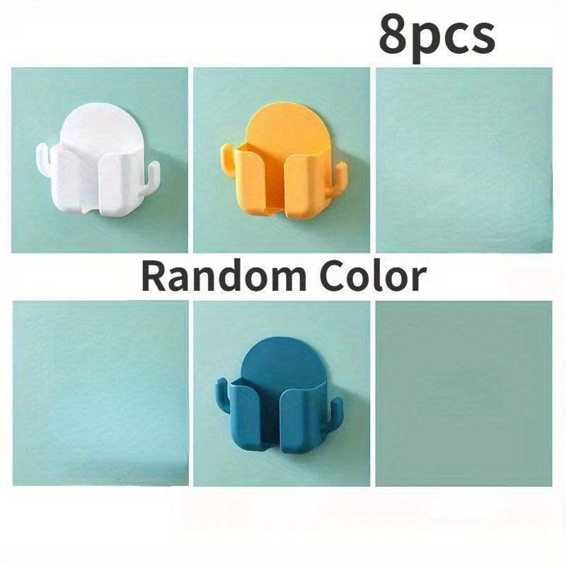 Phone Charging Stand Holder with Hooks Remote Control Storage