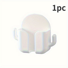 Phone Charging Stand Holder with Hooks Remote Control Storage