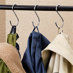 Kitchen Wardrobe Storage Hook Set Stainless Steel S Hooks Heavy Duty
