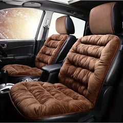 Car Plush Seat Cushion Winter Warm Car Seat Protection Pad