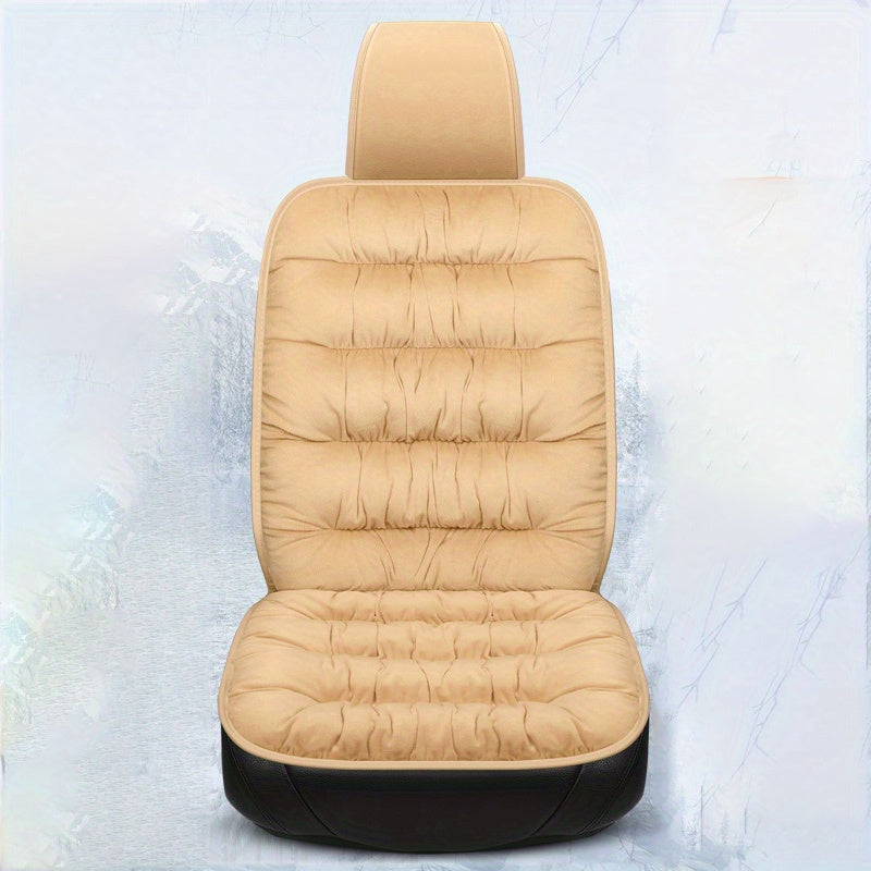Car Plush Seat Cushion Winter Warm Car Seat Protection Pad
