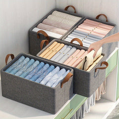 Clothes Drawer Storage Box With Handles Leggings Drawer Storage Basket