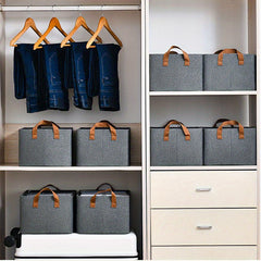 Clothes Drawer Storage Box With Handles Leggings Drawer Storage Basket