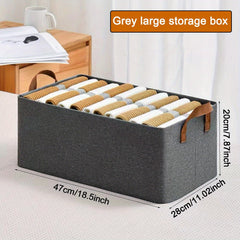 Clothes Drawer Storage Box With Handles Leggings Drawer Storage Basket