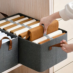 Clothes Drawer Storage Box With Handles Leggings Drawer Storage Basket