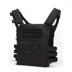 Adjustable Molle Vest for Outdoor Activities with Removable Pockets
