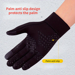 Men's Winter Warm Gloves Outdoor Coldproof Velvet Warm Gloves Touch Screen