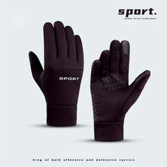 Men's Winter Warm Gloves Outdoor Coldproof Velvet Warm Gloves Touch Screen
