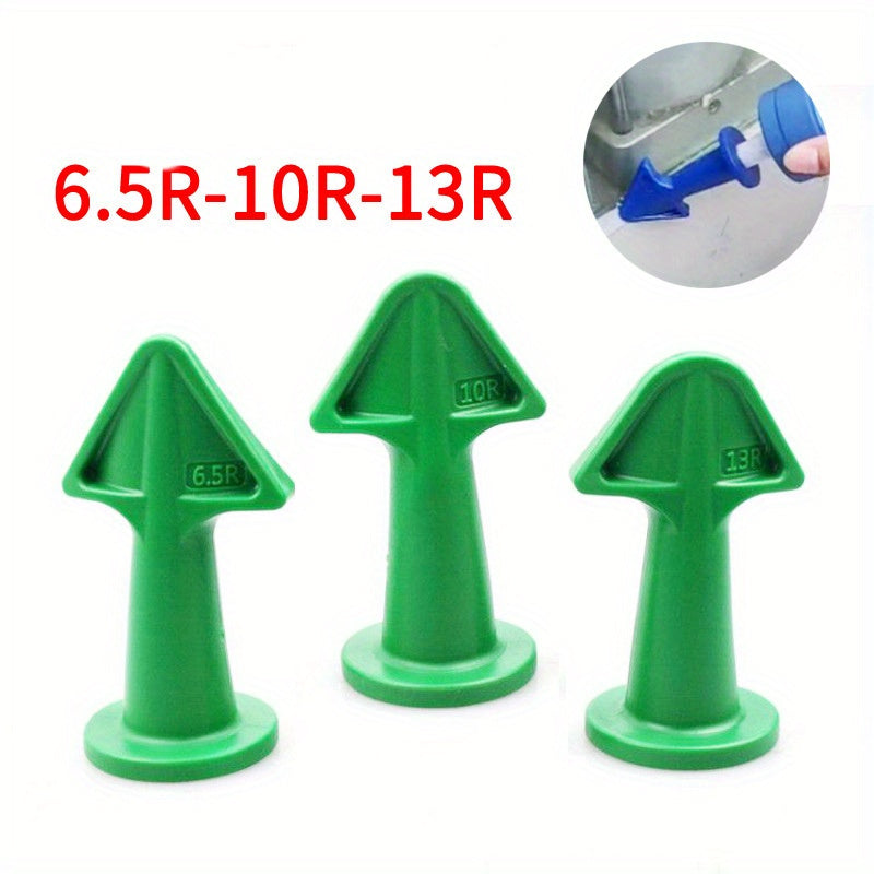 5pcs Caulking Nozzle Set for Tile Brick Joints Floor, Silicone Remover