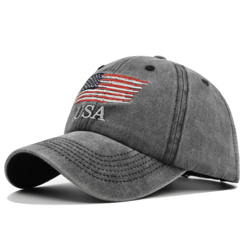 Vintage American Baseball Cap Embroidery Hat