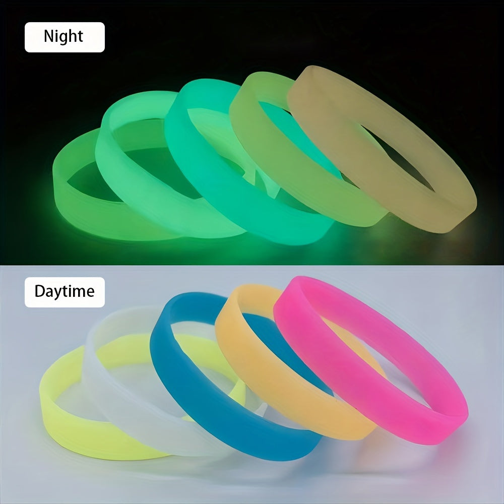 Reflective Silicone Bracelet for Night Running High Visibility Safety