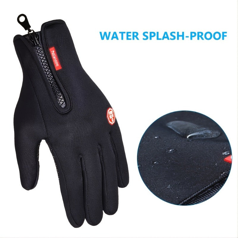 Men's Winter Warm Gloves Windproof Waterproof Touch Screen Gloves