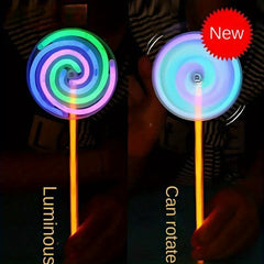 Fluorescent Lollipop Glow Windmill Toy
