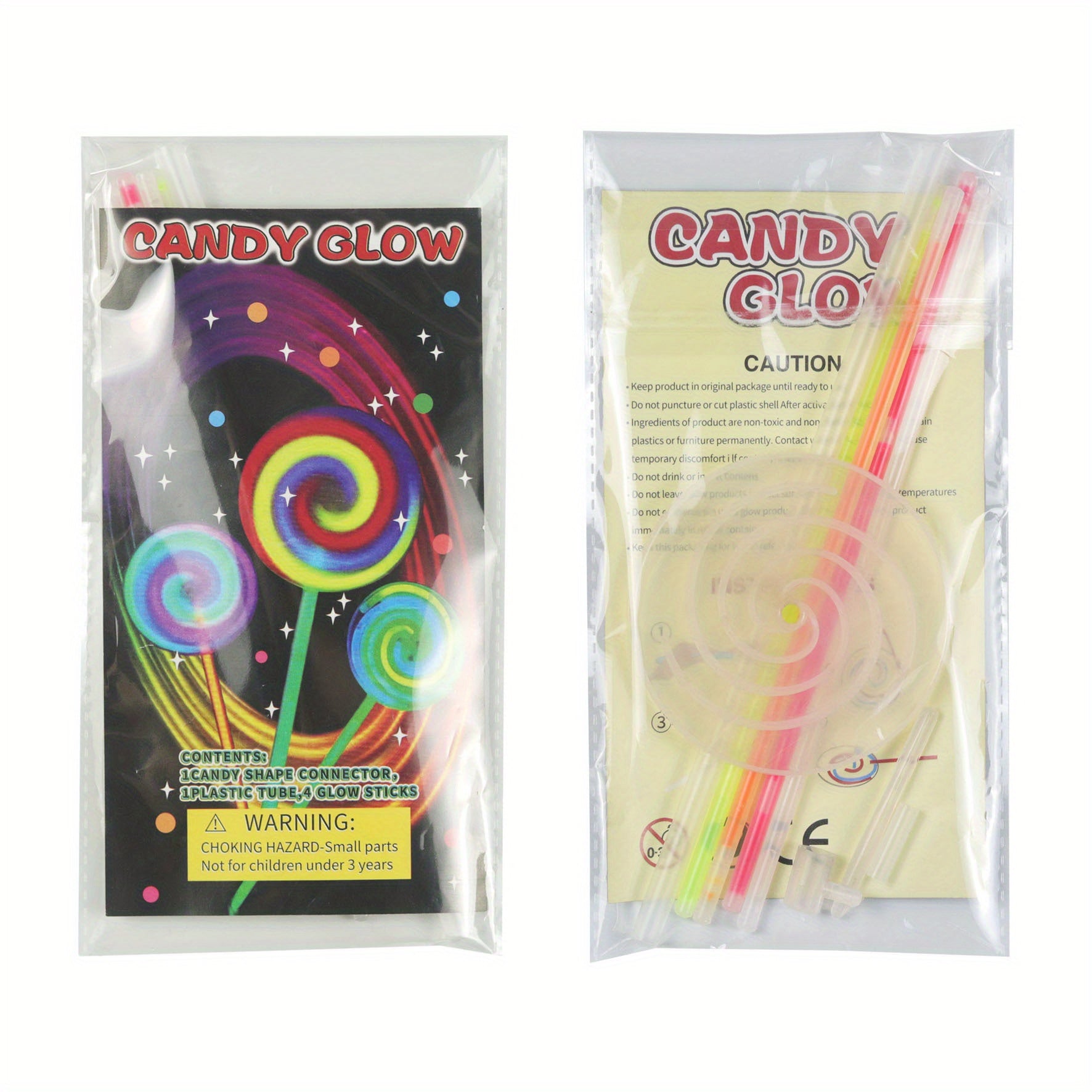 Fluorescent Lollipop Glow Windmill Toy