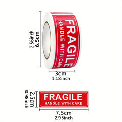 Fragile Sticker Handle With Care Adhesive Labels