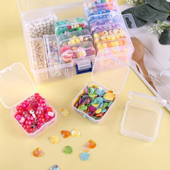 DIY Diamond Painting Embroidery Storage Box Clear Organizer Small Case