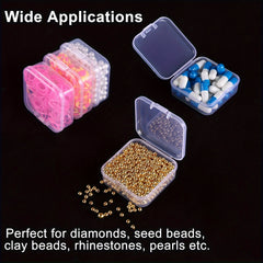 DIY Diamond Painting Embroidery Storage Box Clear Organizer Small Case