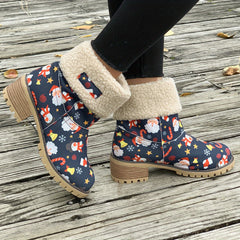 Plush Lined Thermal Snow Boots for Winter Warmth