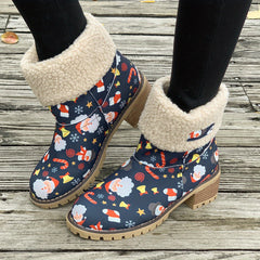 Plush Lined Thermal Snow Boots for Winter Warmth