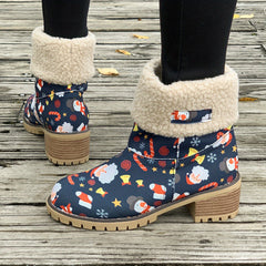 Plush Lined Thermal Snow Boots for Winter Warmth
