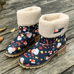 Plush Lined Thermal Snow Boots for Winter Warmth
