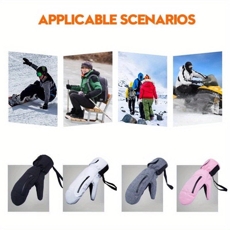 Ski Gloves Warm Mittens Touch Screen Snowboard Gloves