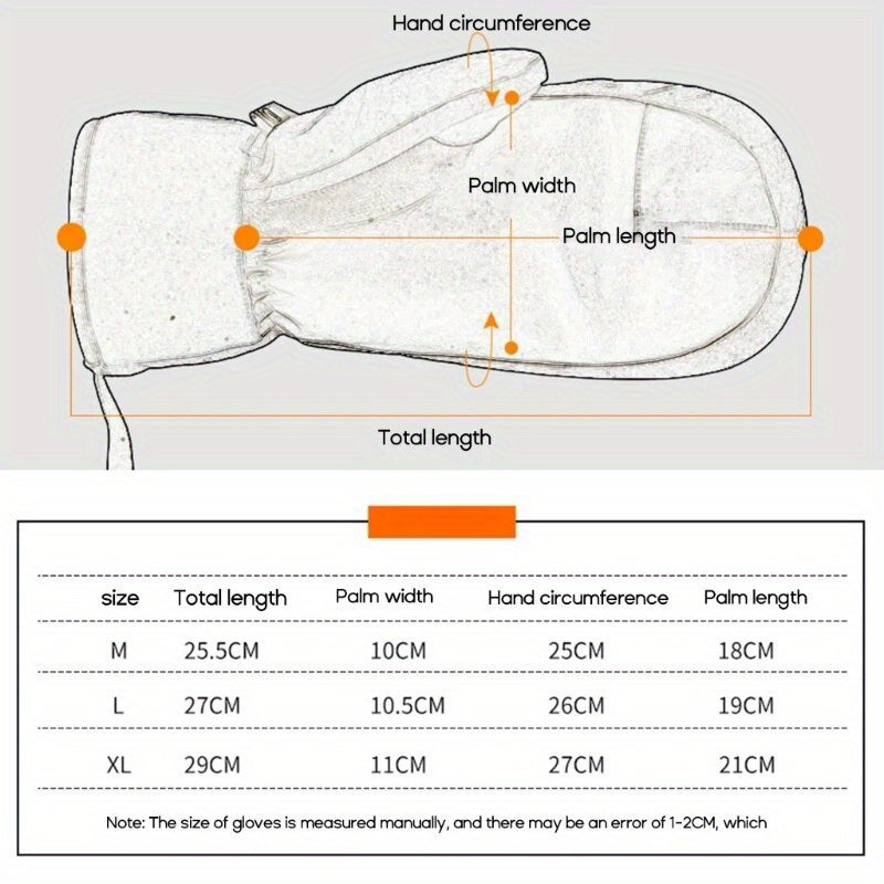 Ski Gloves Warm Mittens Touch Screen Snowboard Gloves