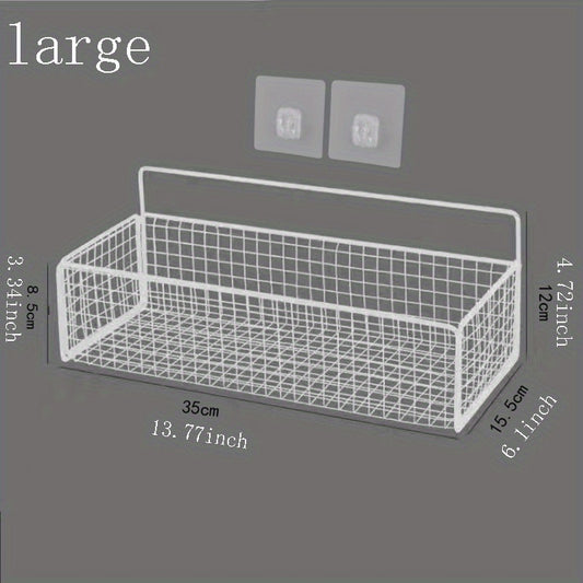 Bathroom Lotion Storage Shelf Shower Caddy Rack No Drilling Rack