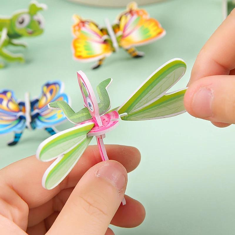 20pcs Cartoon Animals 3D Puzzle Educational Toys Birthday Party Favor Treat