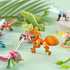 20pcs Cartoon Animals 3D Puzzle Educational Toys Birthday Party Favor Treat