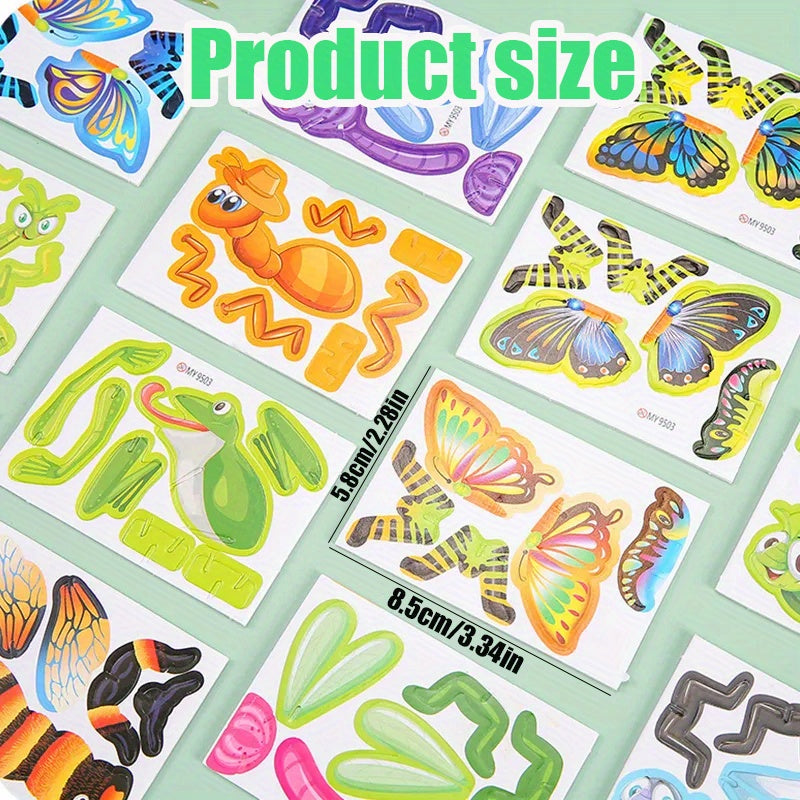 20pcs Cartoon Animals 3D Puzzle Educational Toys Birthday Party Favor Treat