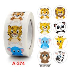 500pcs Cartoon Animal Children Sticker Label Thank You Stickers