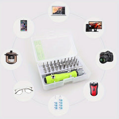 32 in 1 Precision Screwdrivers Set with Magnetic Bits for Repairing