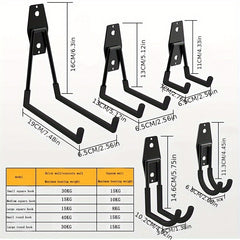 Heavy Duty Storage Hooks Steel Tool Garage Hangers Wall Mounting