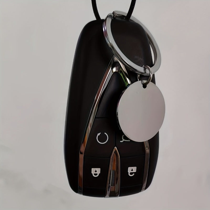 Stainless Steel Car Key Chain Bag Wallet Purse Pendant Ornament
