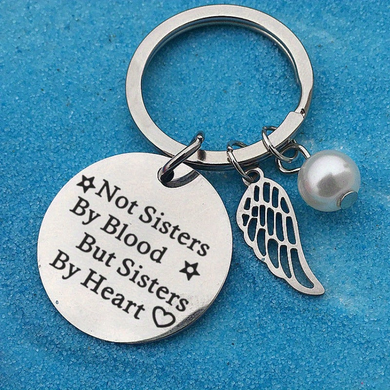 Stainless Steel Car Key Chain Bag Wallet Purse Pendant Ornament