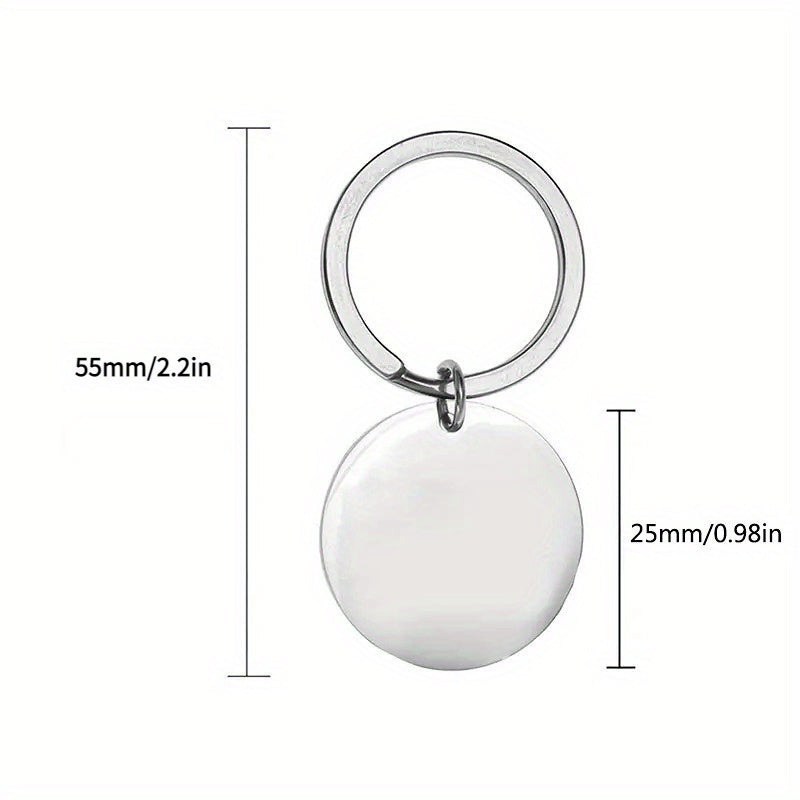 Stainless Steel Car Key Chain Bag Wallet Purse Pendant Ornament
