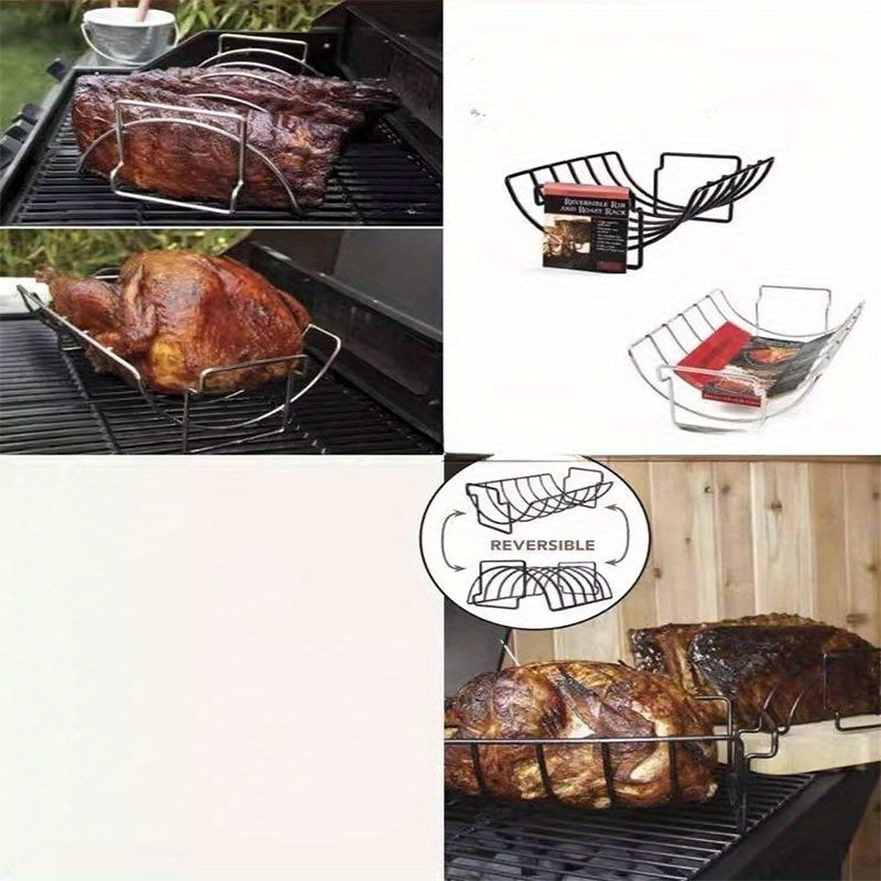 Portable Non-Stick BBQ Rack for Outdoor Cooking