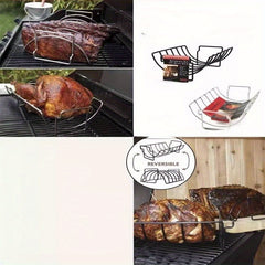 Portable Non-Stick BBQ Rack for Outdoor Cooking