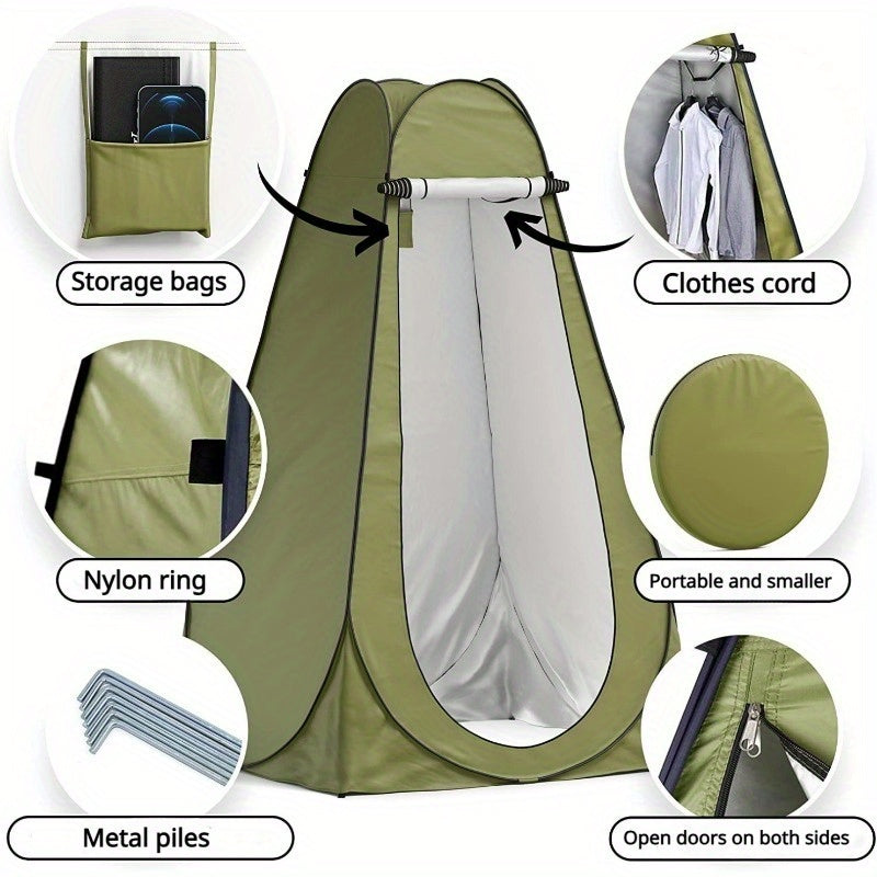 Pop Up Privacy Tent Portable Outdoor Shower Tent Camp Toilet Rain Shelter