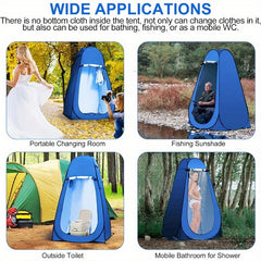Pop Up Privacy Tent Portable Outdoor Shower Tent Camp Toilet Rain Shelter