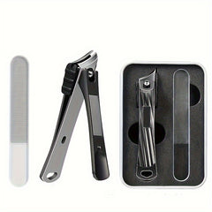 Nail Clippers & Nail File Set Fingernail & Toenail Cutter Manicure Tool