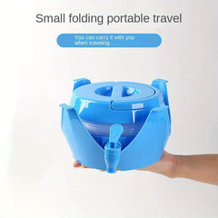 Large Capacity Folding Water Bucket Telescopic Water Container With Faucet