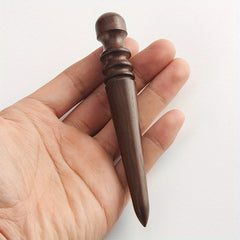 1pc Sandalwood Sanding Rod Leather Wood Polishing Rod